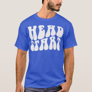 Camiseta Groovy Head Comienza De Nuevo A La Escuela Primari