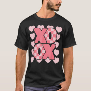 Camiseta Groovy Heart El día de San Valentín Para Pareja Xo