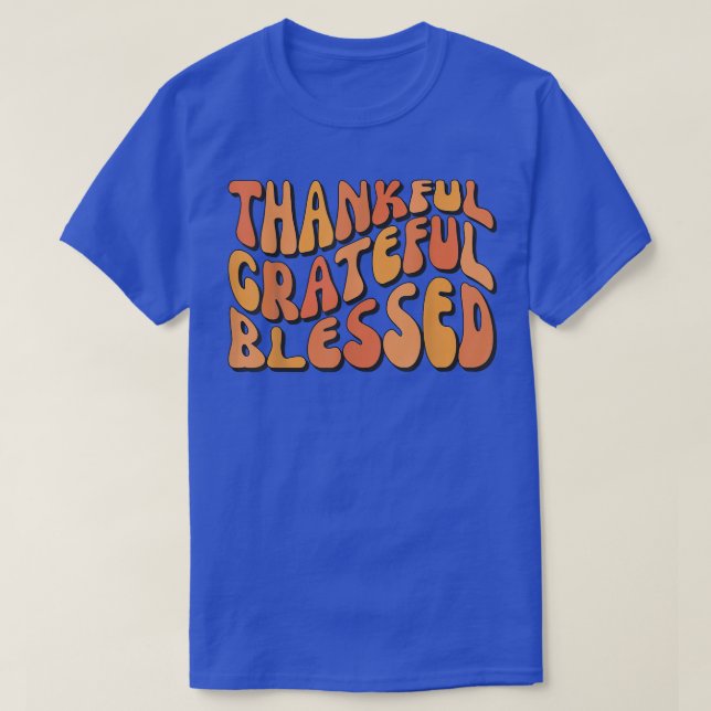 Camiseta Groovy Hello Fall Autumn Pumpkin Agradecimiento (Diseño del anverso)