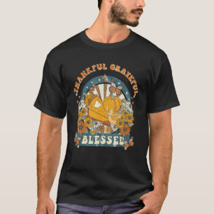 Camiseta Groovy Hello Fall Autumn Women Agradecimiento B