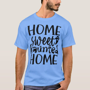 Camiseta Groovy Hogar dulce embrujado Halloween Ghos