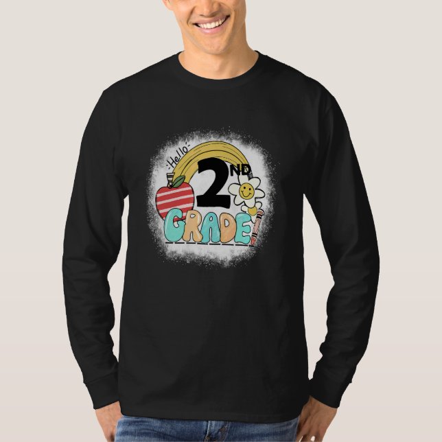 Camiseta Groovy Hola 2do Segundo Grado Profesor Estudiante  (Anverso)