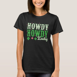 Camiseta Groovy Howdy Go Lucky Happy St Patricks Day Irland