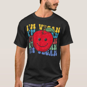 Camiseta Groovy I'm Vegan World Vegetarian Day Veggies Love
