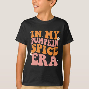 Camiseta Groovy In My Pumpkin Spice Era Pumpkin Spall fall