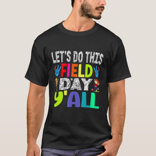 Camiseta Groovy It s Field Day Vibes   For Teacher Kid 2023 (Anverso)