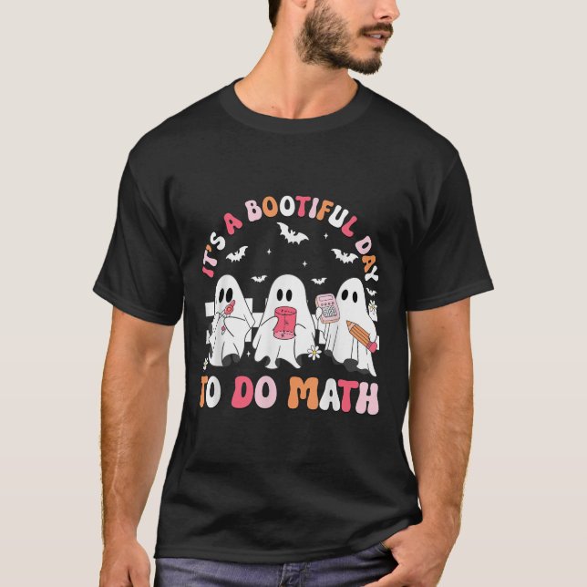 Camiseta Groovy Its A Bootiful Day To Do Math Soky Math Tea (Anverso)