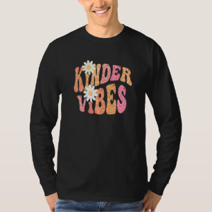 Camiseta Groovy KINDER VIBES Profesor Colores de Otoño Kind