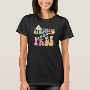 Camiseta Groovy KINDNESS ES GRATUITO Retro Stop bullying Ch