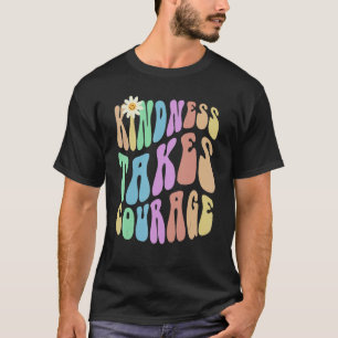 Camiseta Groovy KINDNESS TOMA VALIENTE REtro Stop bullying