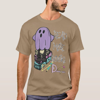 Camiseta Groovy Leer más libros Cuidados Fantasma Boo Diver