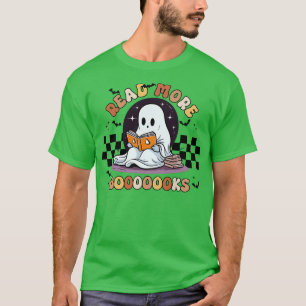 Camiseta Groovy Leer más libros Cuidados Fantasma Boo Diver