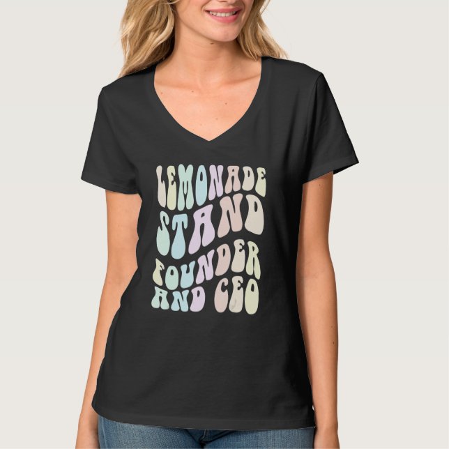 Camiseta Groovy LEMONADE FUNDADOR Y CEO Bosque en Trai (Anverso)
