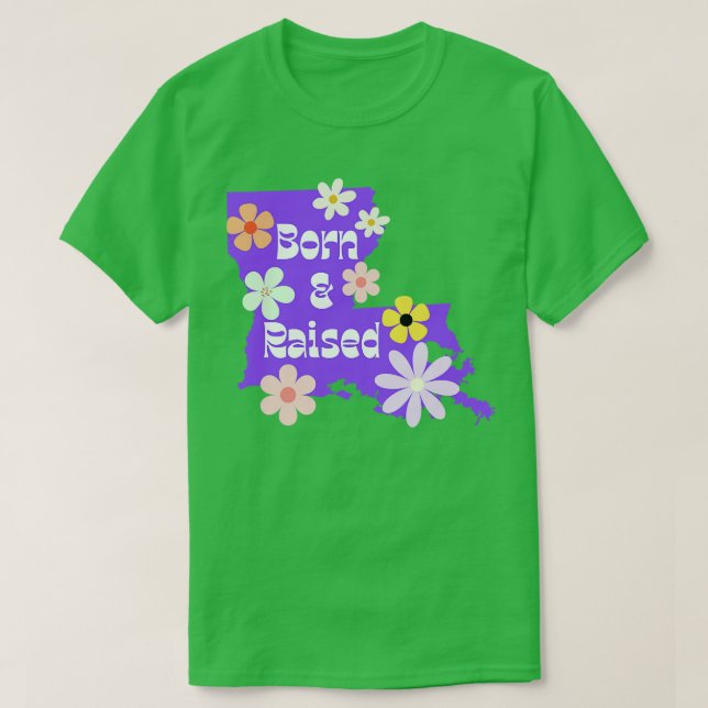 Camiseta Groovy Louisiana TShirt (Diseño del anverso)