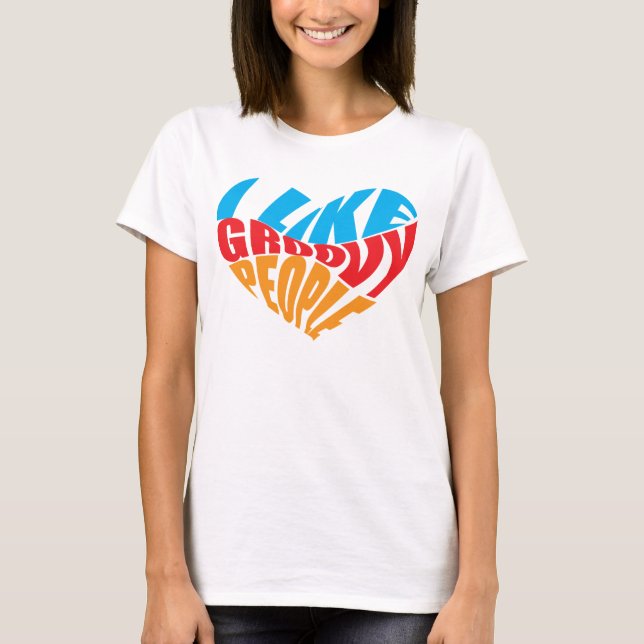 Camiseta Groovy Love (Anverso)