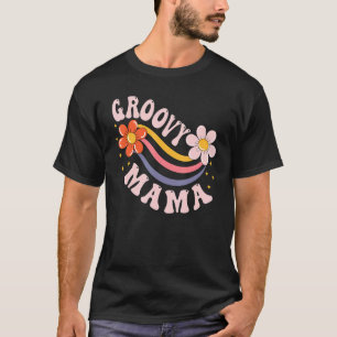 Camiseta Groovy Mama 70s Aesthetic Nostalgia 1970's Retro M