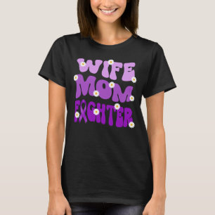 Camiseta groovy mamá esposa luchadora leiomyosarcoma LMS