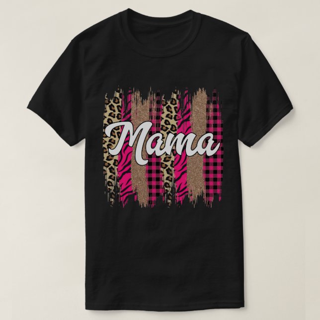 Camiseta Groovy mama one thankful mama thanksgiving mors da (Diseño del anverso)
