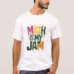 Camiseta Groovy Math es mi mermelada de vuelta a la escuela<br><div class="desc">Groovy Math es mi mermelada de regreso a la escuela de matemáticas</div>