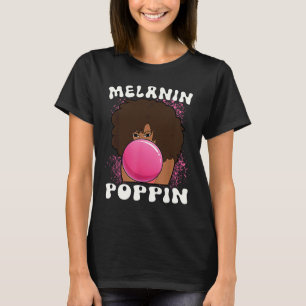 Camiseta Groovy Melanin Poppin Mes de historia negra para l