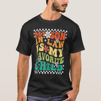 Camiseta Groovy Mi Hijo En La Ley Es Mi Familia Infantil Fa