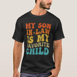 Camiseta Groovy Mi Hijo En La Ley Es Mi Madre Infantil Favo