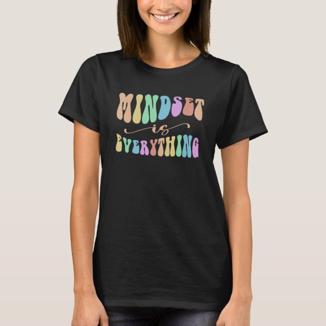 Camiseta Groovy MINDSET EVERYTHING Future Millionaire in Tr (Anverso)