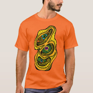 Camiseta Groovy Moderno Fantasmagórico Amorfo Hipnótico