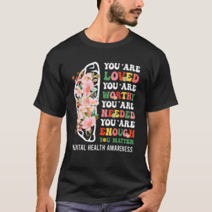 Camiseta Groovy Motivación Positiva de Sensibilización sobr