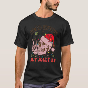 Camiseta Groovy Muerto Dentro Pero Navidades De Jolly Af Sk