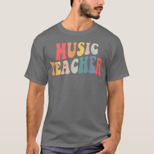 Camiseta Groovy Music Teacher Team Teacher vuelve a la escu