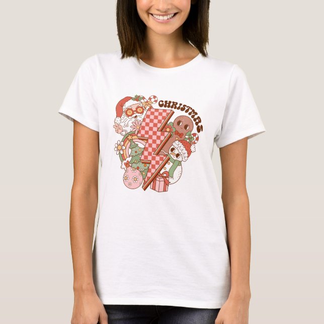 Camiseta Groovy Navidades Lightning Bolt-Shirt (Anverso)