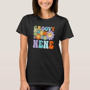 Camiseta Groovy Nene Daisy Flower Smile Familia de los años