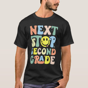 Camiseta Groovy Next Stop Second Grado First Day Back T