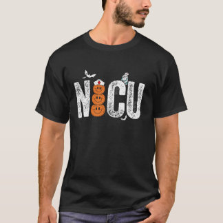 Camiseta Groovy NICU Enfermera Halloween Ghost Costume Neon