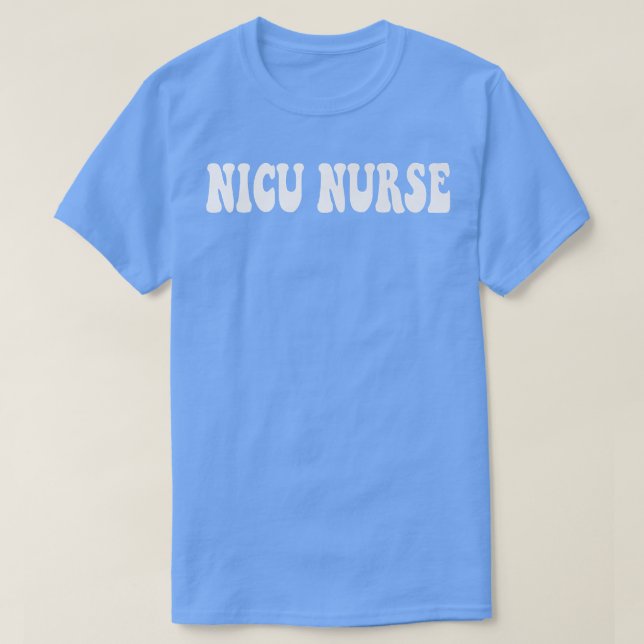 Camiseta Groovy Nicu Enfermera Vida Nicu Enfermera Cae Otoñ (Diseño del anverso)