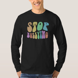 Camiseta Groovy NO AL ACOSO Elige Ser Amable Sé Retro Amabi