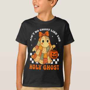 Camiseta Groovy No Hay Fantasma Como El Sagrado Salón Crist