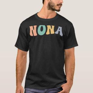 Camiseta Groovy Nona Abuela Nona Abuela