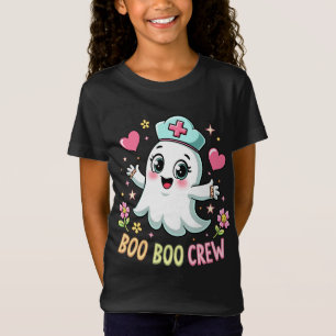 Camiseta Groovy Nurse Boo Boo Crew Fantasma Enfermería Hall