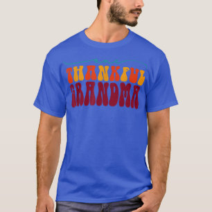 Camiseta Groovy One Agradecida Abuela Hello Fall Vibes Grac