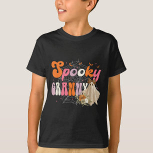 Camiseta Groovy One Spookoky Abuny Mama Grandma Witch Mom H