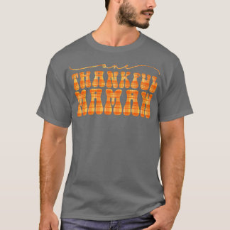 Camiseta Groovy One Thankaw Hello Fall Vibes Thanksg