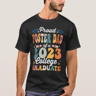 Camiseta Groovy Orgulloso padre de un graduado universitari