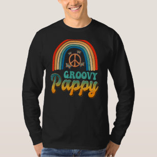 Camiseta Groovy Pappy Arcoiris Nostalgia estética Retro Gra