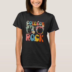 Camiseta Groovy, profesor universitario del equipo de rock,