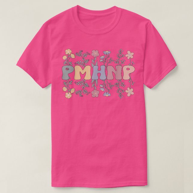 Camiseta Groovy Psiquiatría Enfermera de Salud Mental Práct (Diseño del anverso)
