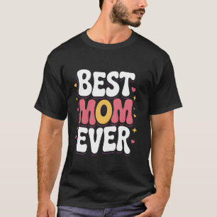 Camiseta Groovy Retro Día de la Madre 2025 u2013 Mejor Mamá