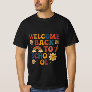 Camiseta Groovy Retro diseño "Bienvenidos de vuelta a la es