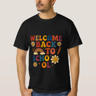 Camiseta Groovy Retro diseño "Bienvenidos de vuelta a la es